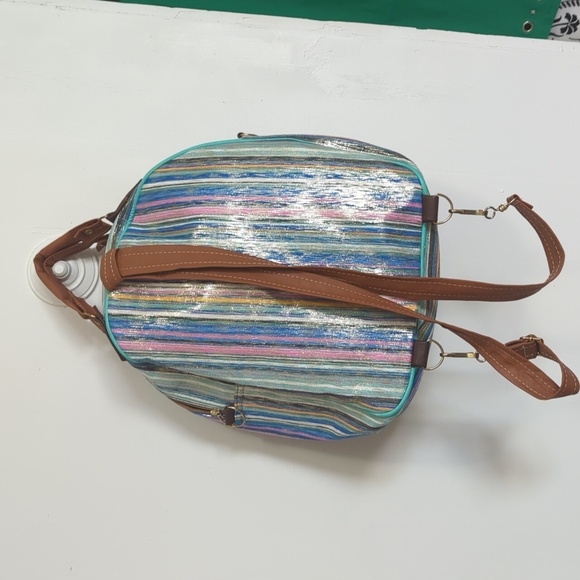 Colorful Patterned Backpack with Cartoon Design - Picture 3 of 4